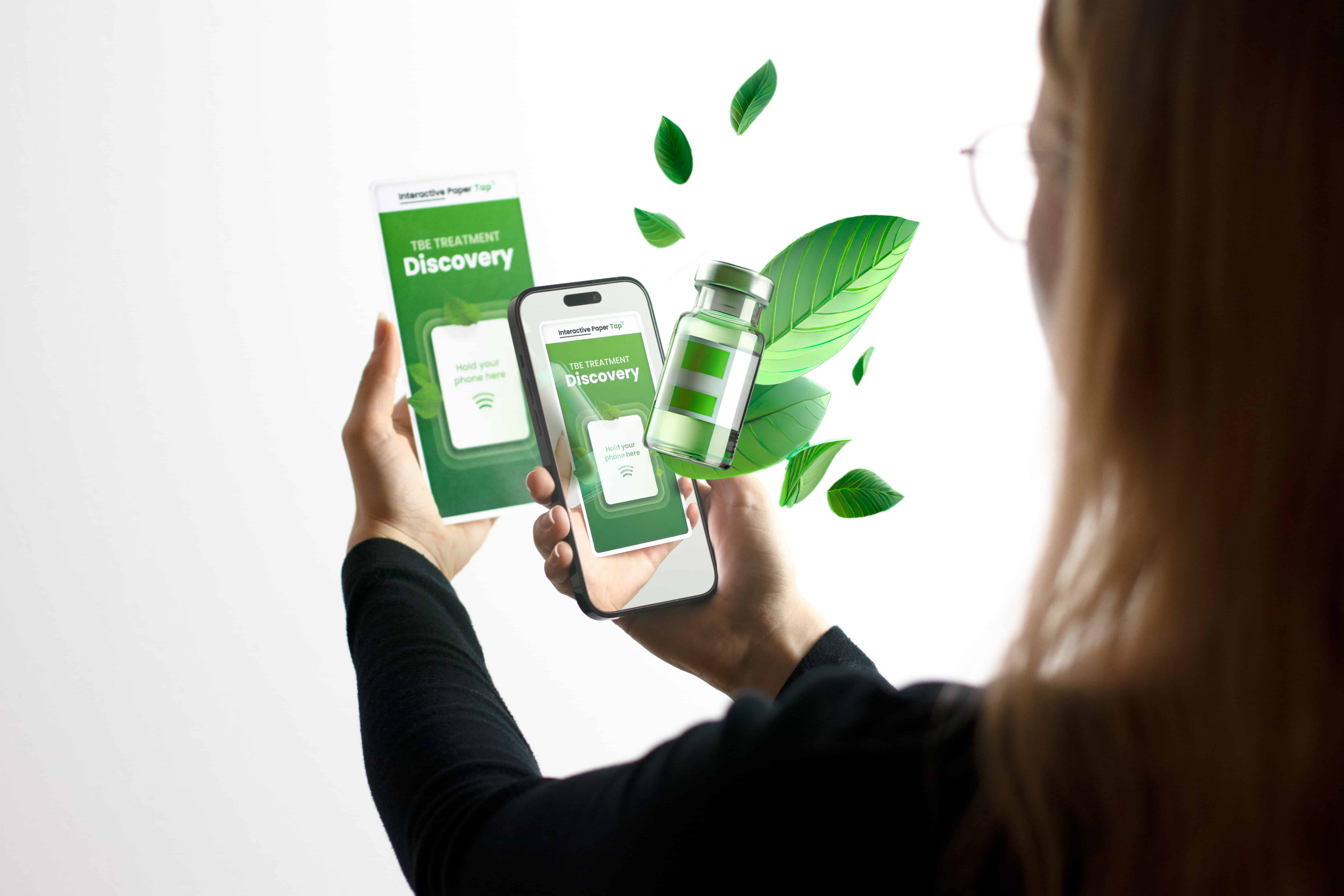 Interactive Paper Tap, featuring augmented reality