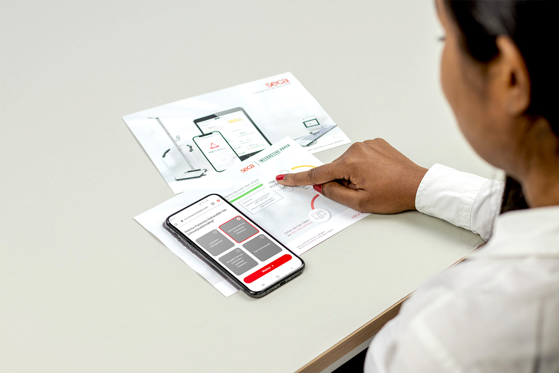 Interactive Paper Touch, a magical paper marketing tool