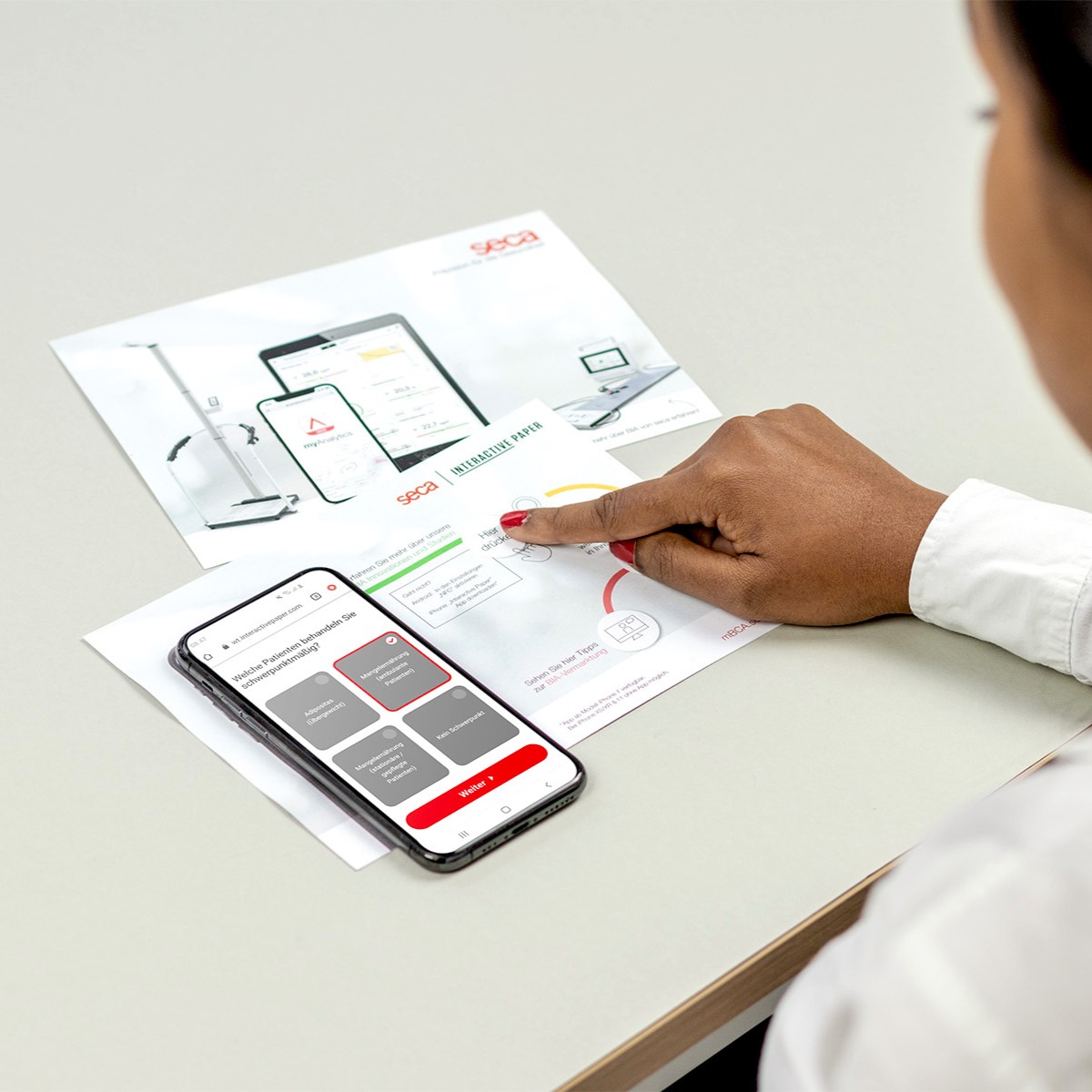 Interactive Paper Touch, a magical paper marketing tool