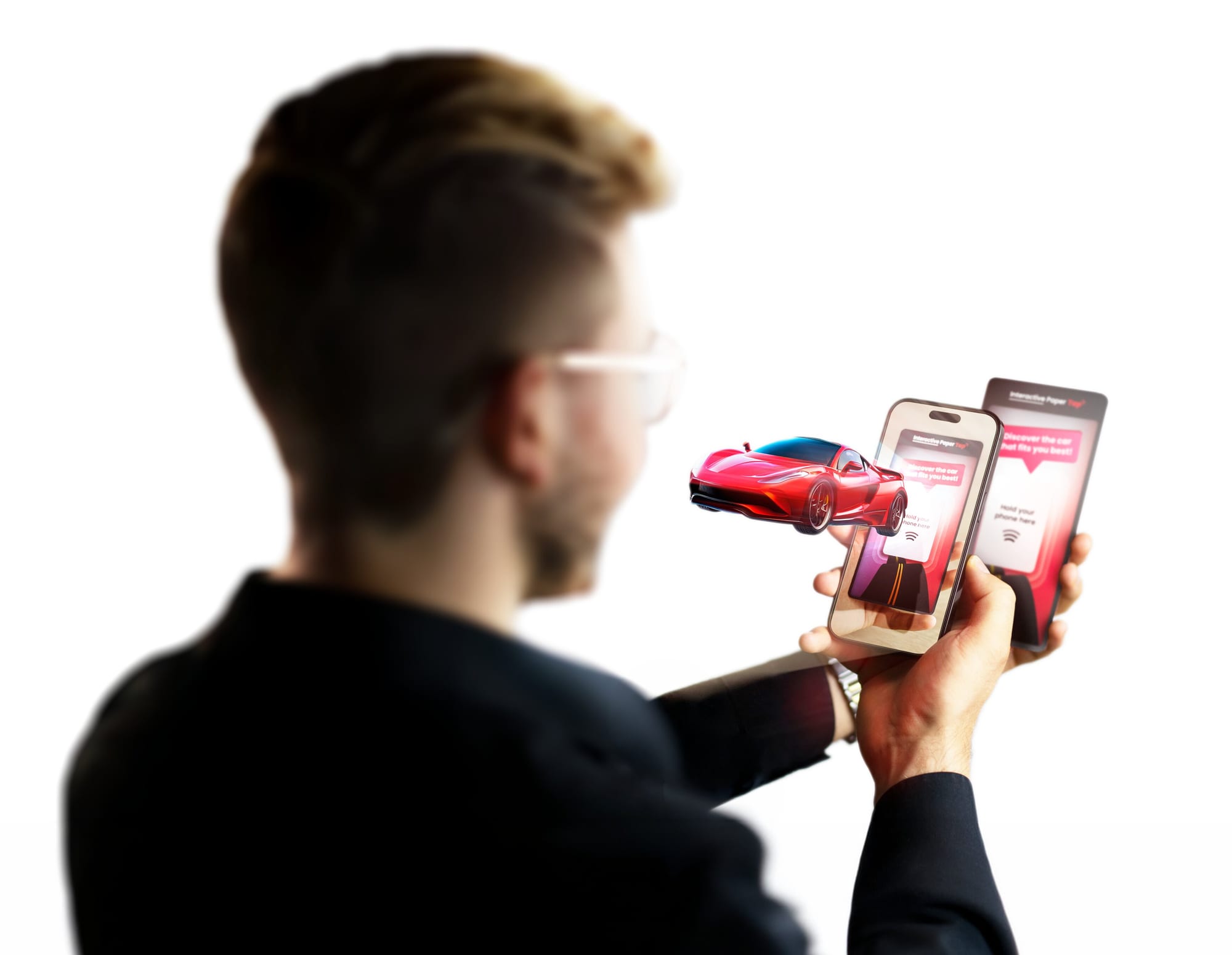 Interactive Paper car experience