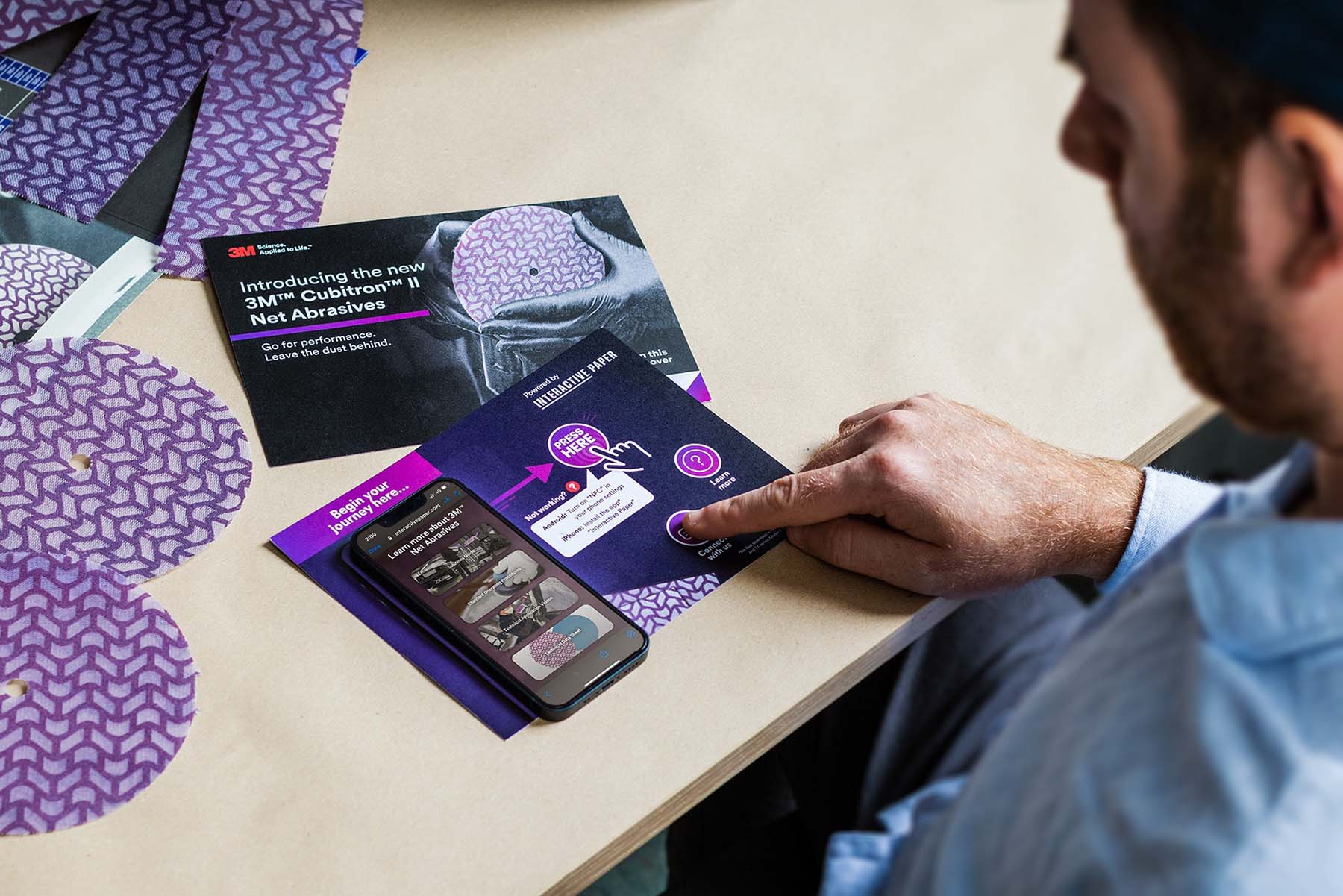 d3m successfully using print media combined with a digital component