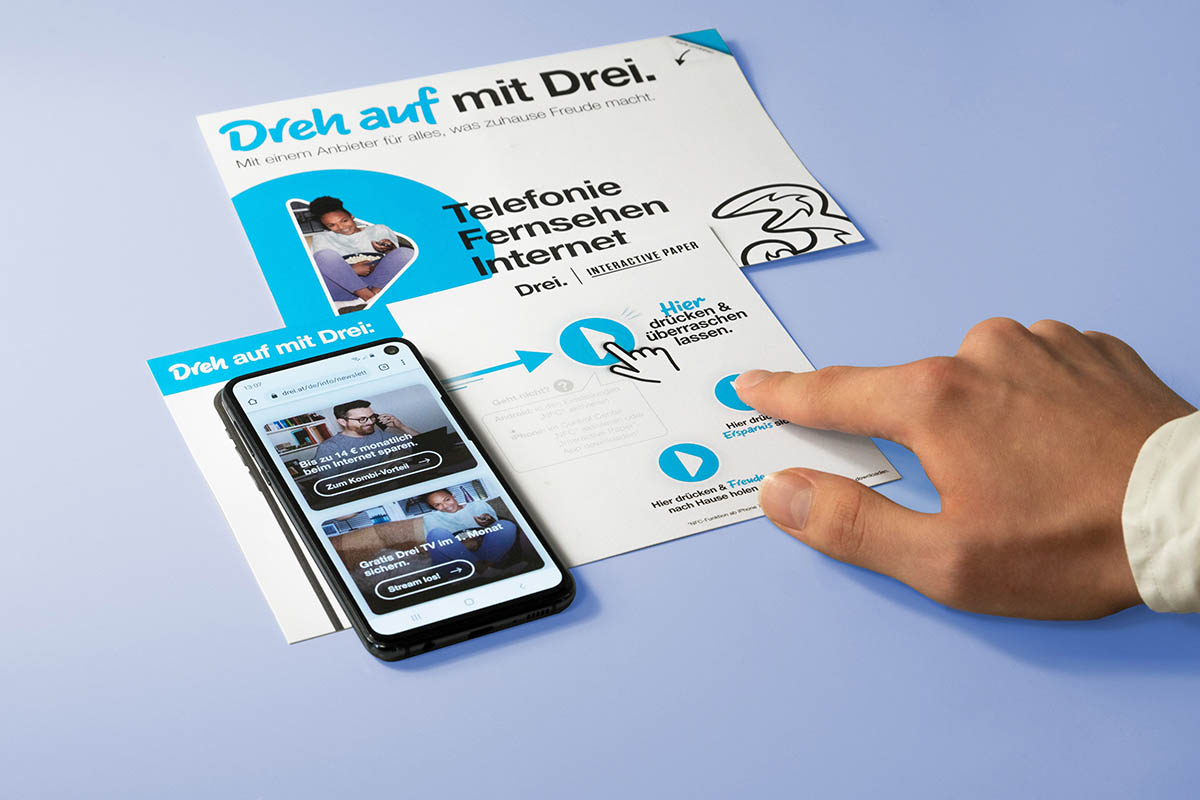 drei using interactive paper