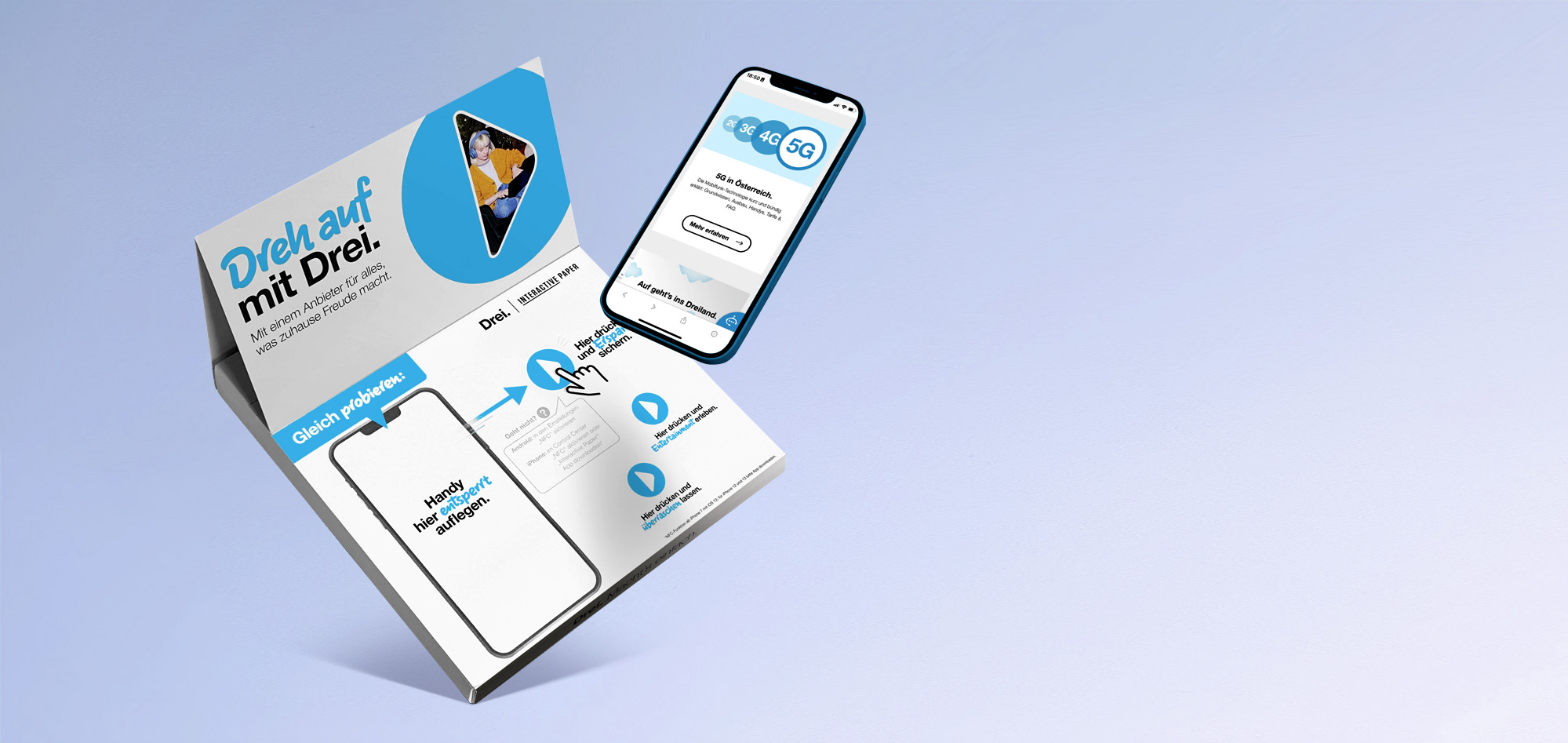 Marketing tool that combines digital and analog