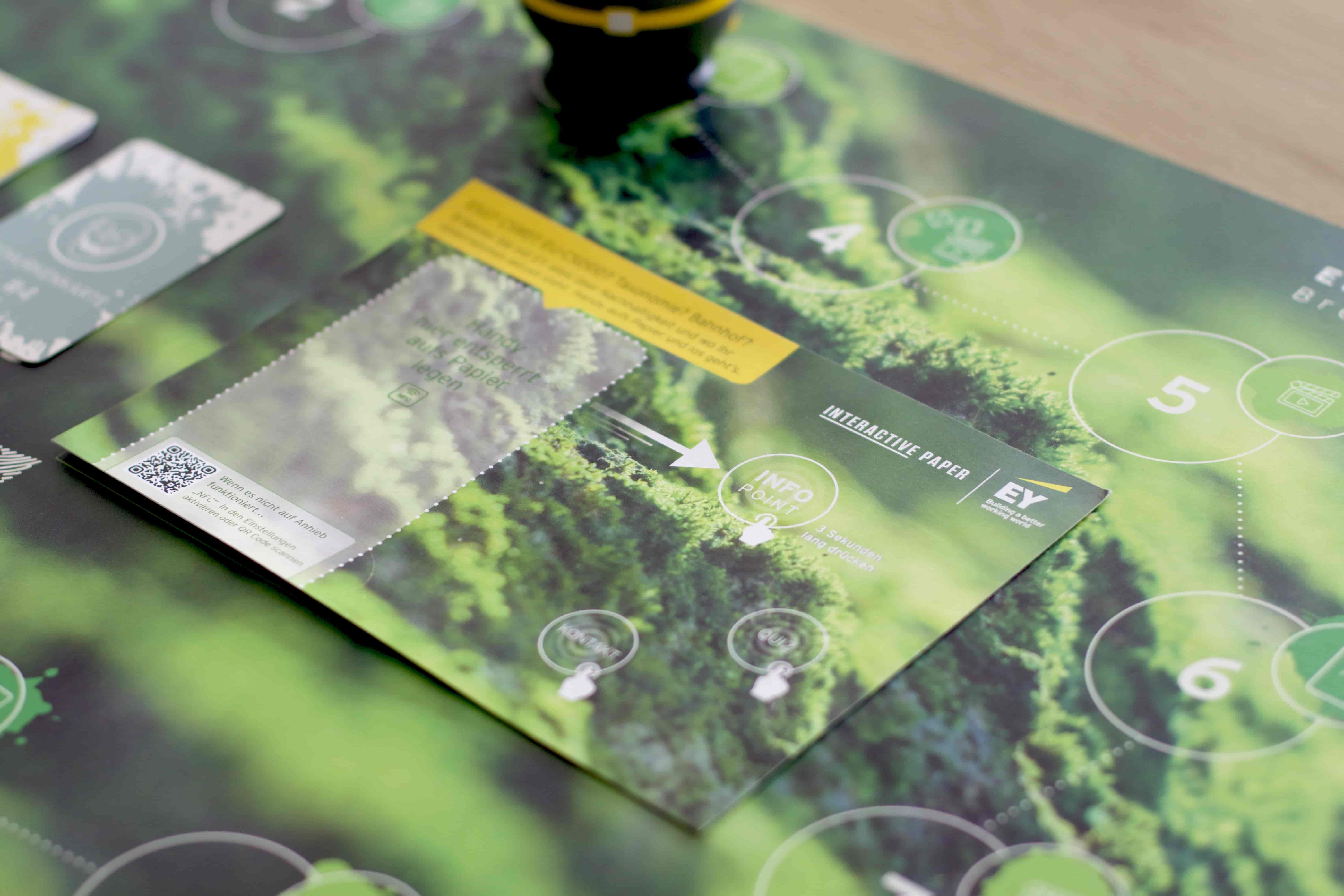 ey successfully using print media combined with a digital component