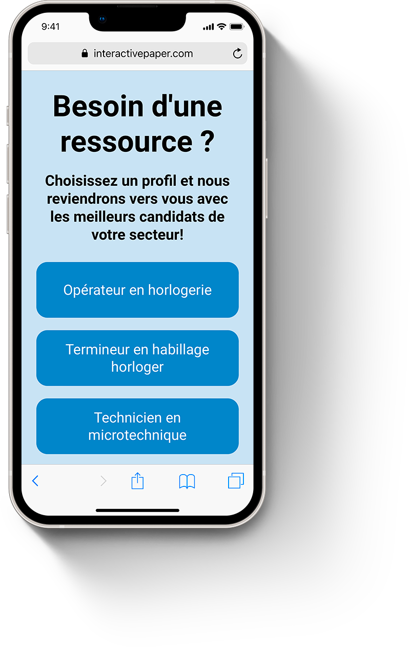 manpower's interactive element 2