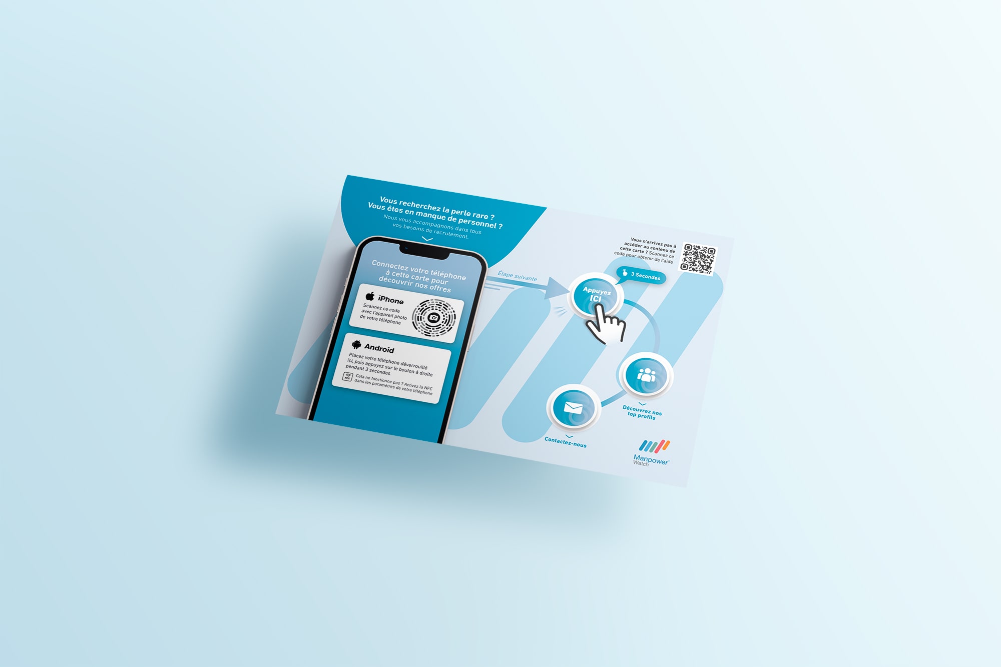 manpower using interactive paper