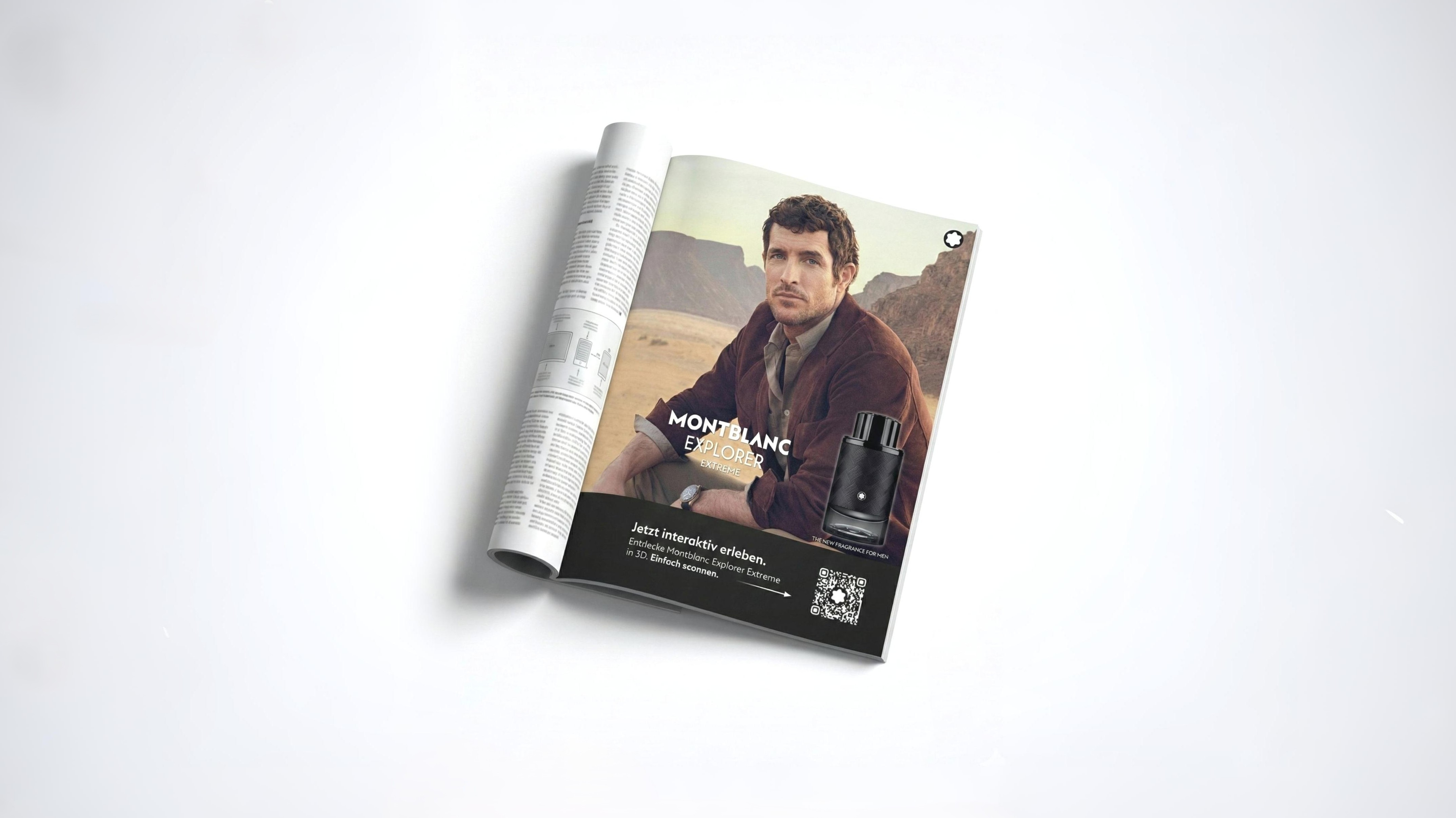 montblanc using interactive paper