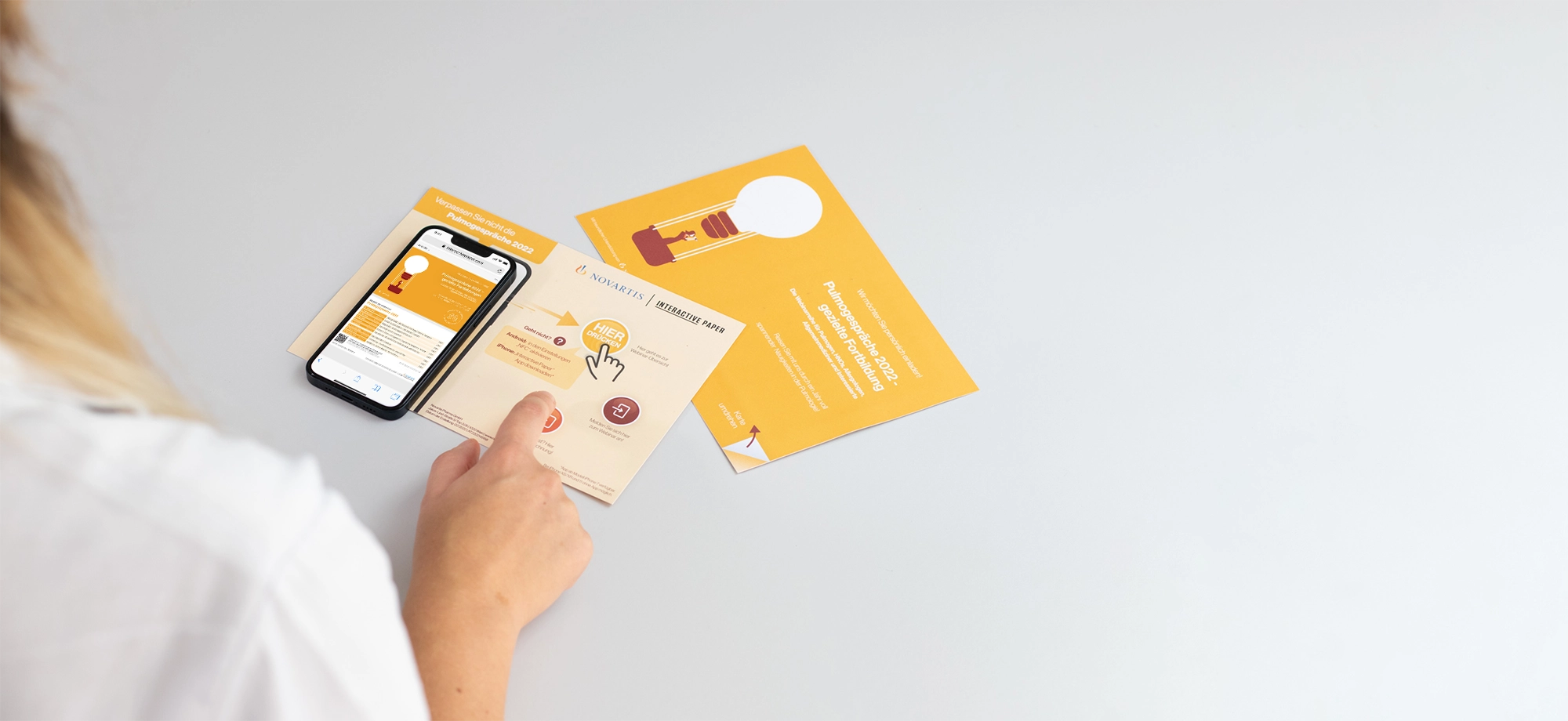 Marketing tool that combines digital and analog