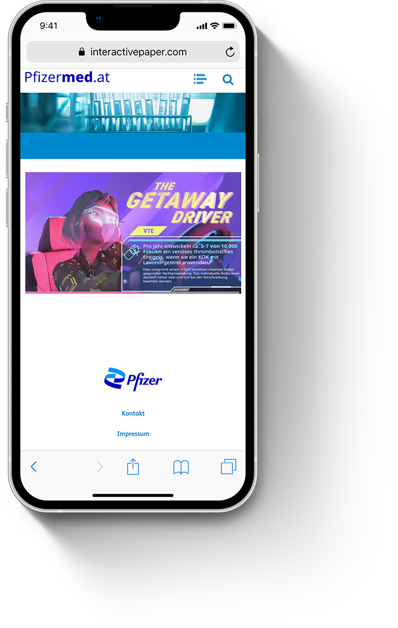 pfizer's interactive element 1