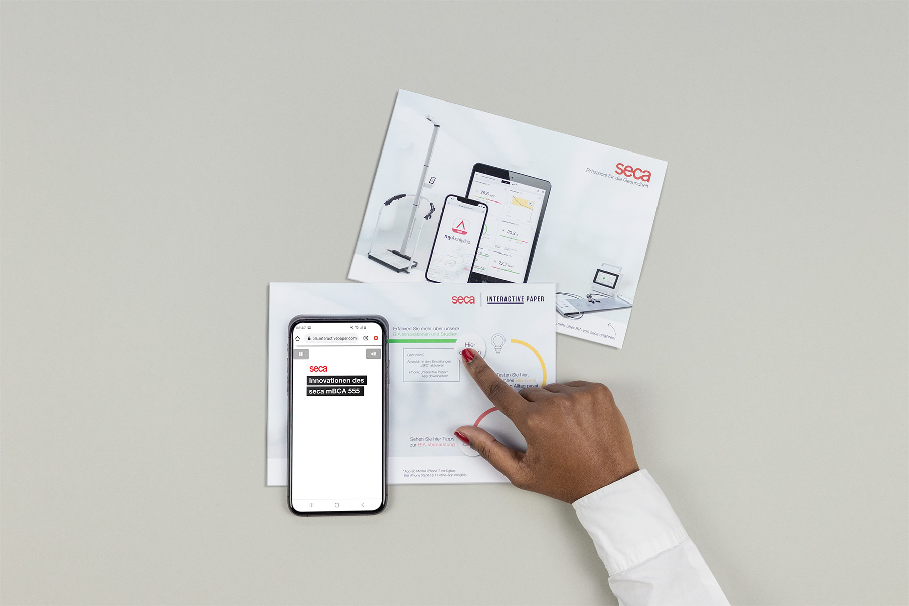 seca successfully using print media combined with a digital component