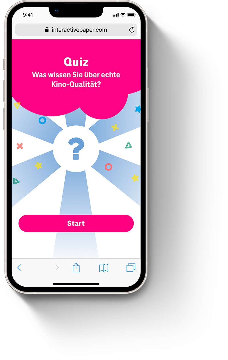 telekom's interactive element 1