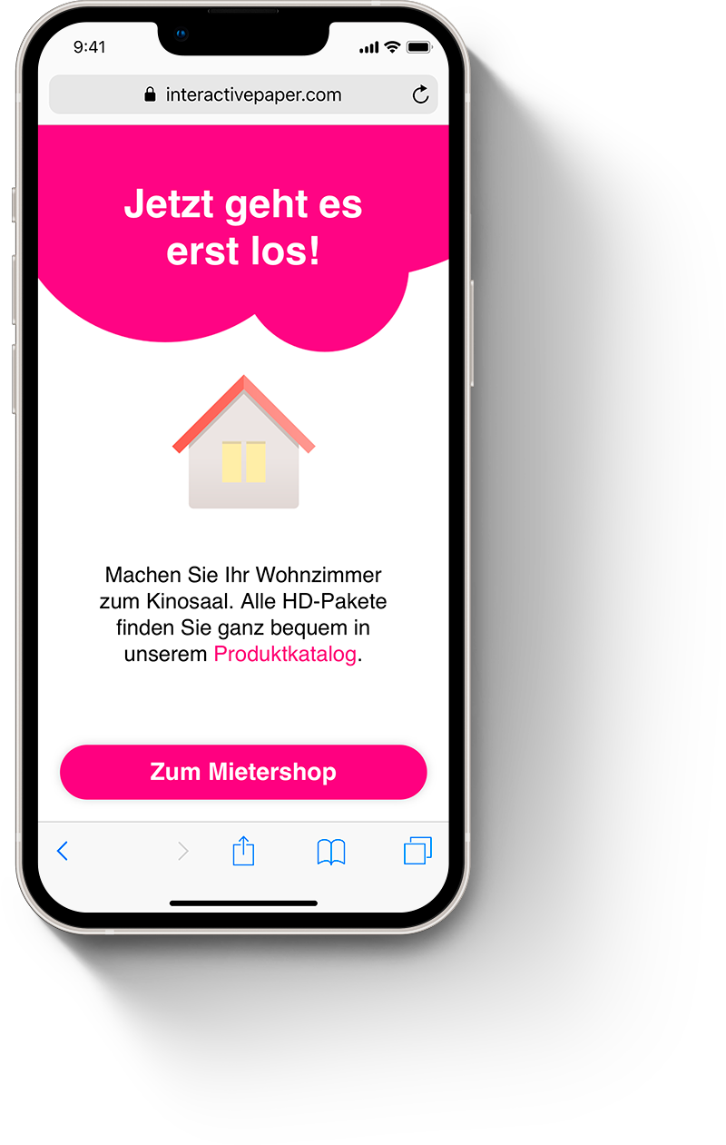 telekom's interactive element 3