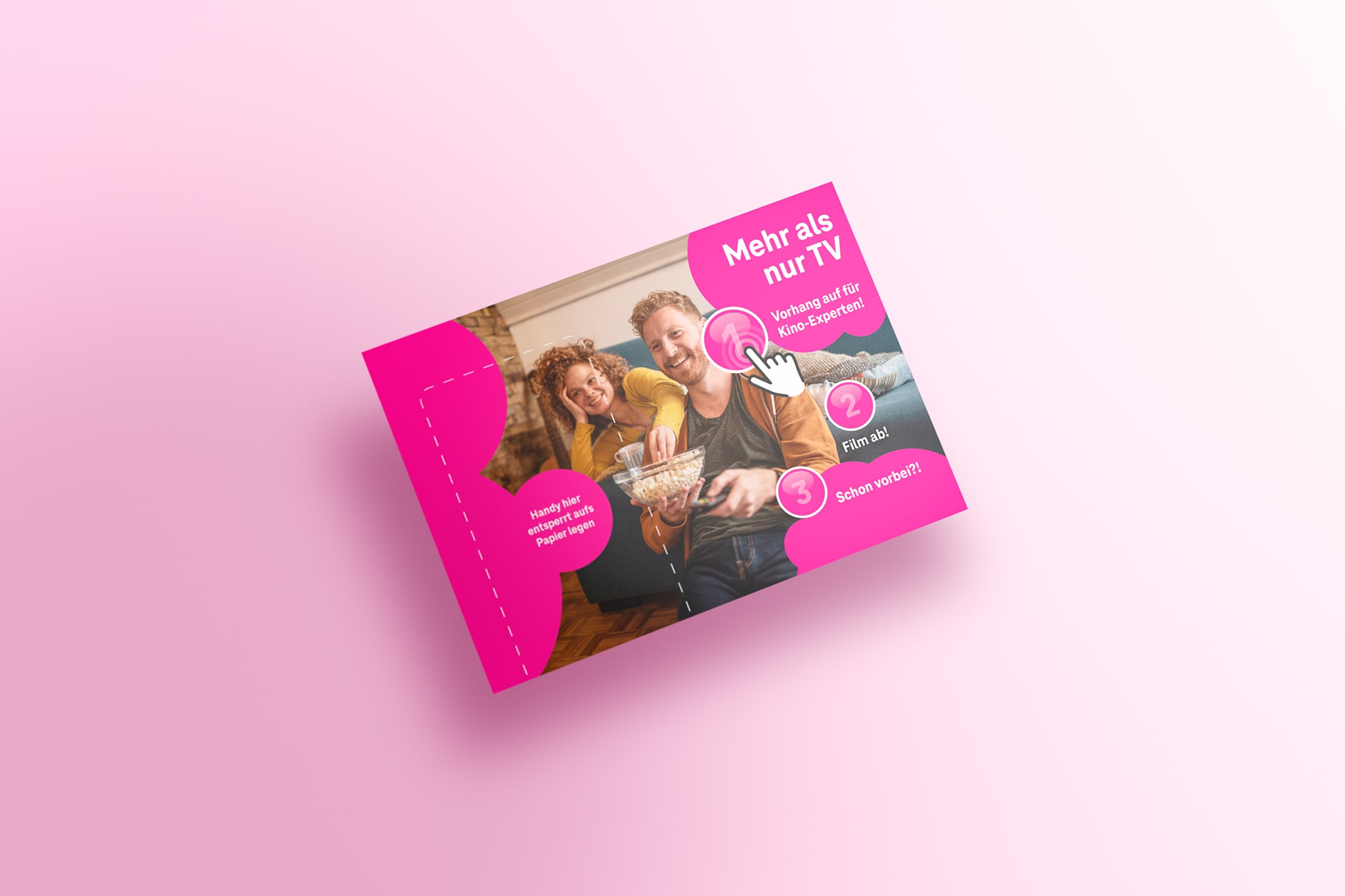 telekom using interactive paper